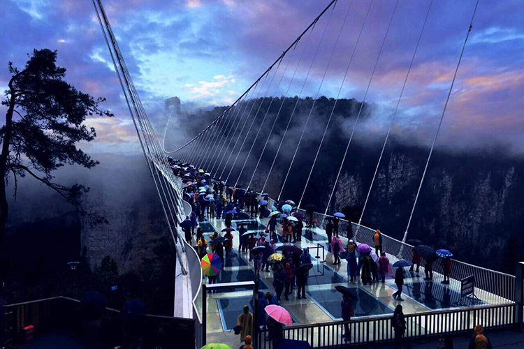 長沙出發(fā)到張家界玻璃橋、天門山、玻璃棧道、鳳凰古城3日游